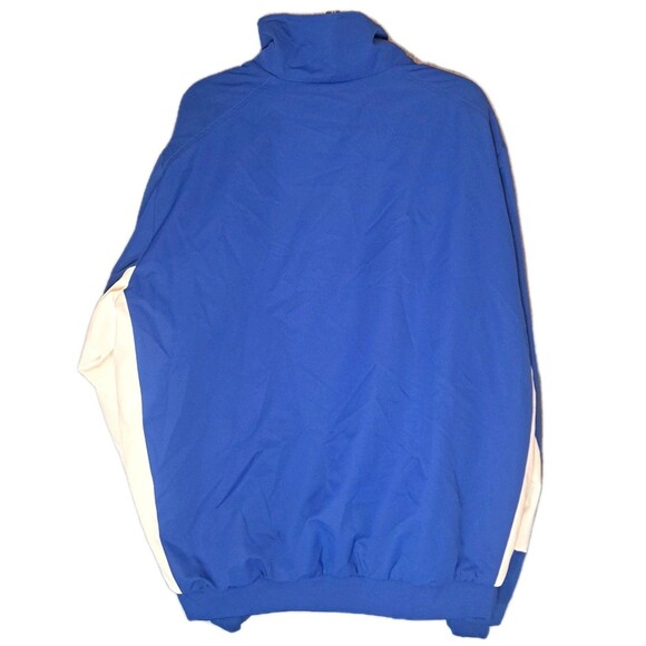 Majestic Duke University Blue Devils Large 90s Puffer Bomber Jacket Vtg Laettner - Picture 2 of 11